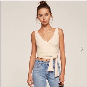 Reformation Wrap Tank Top